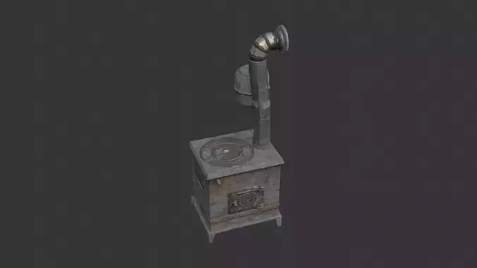 Rustic Heating Stove for Cozy Interiors