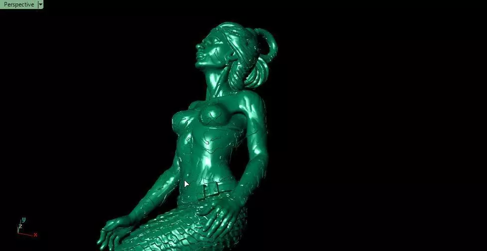 Mermaid 11 3D print model_4
