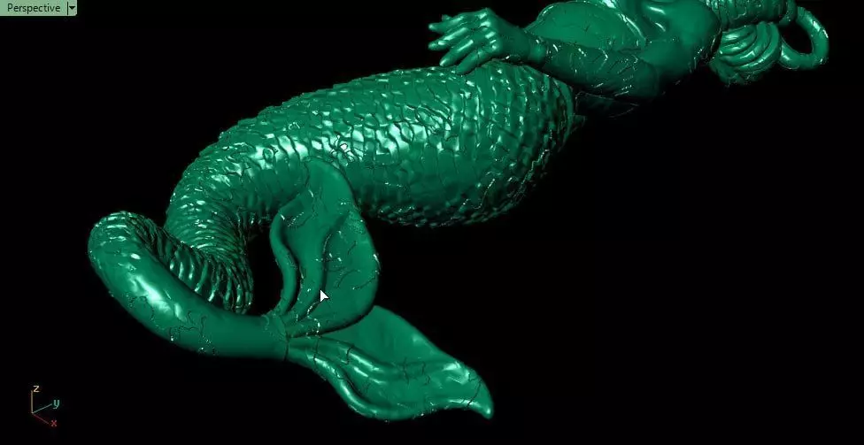 Mermaid 11 3D print model_5