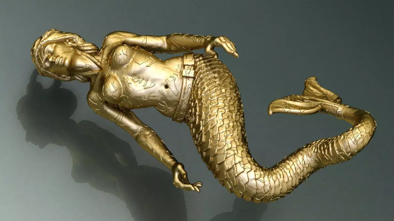 Mermaid 11 3D print model_1