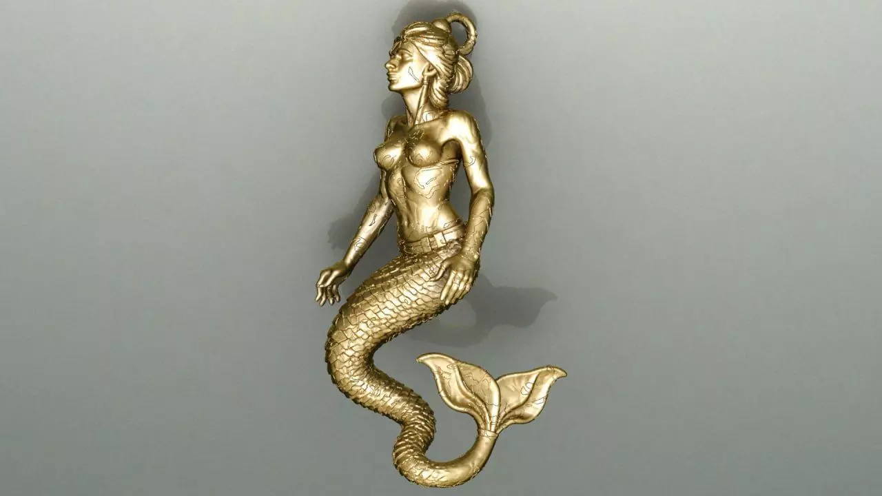 Mermaid 11 3D print model_0