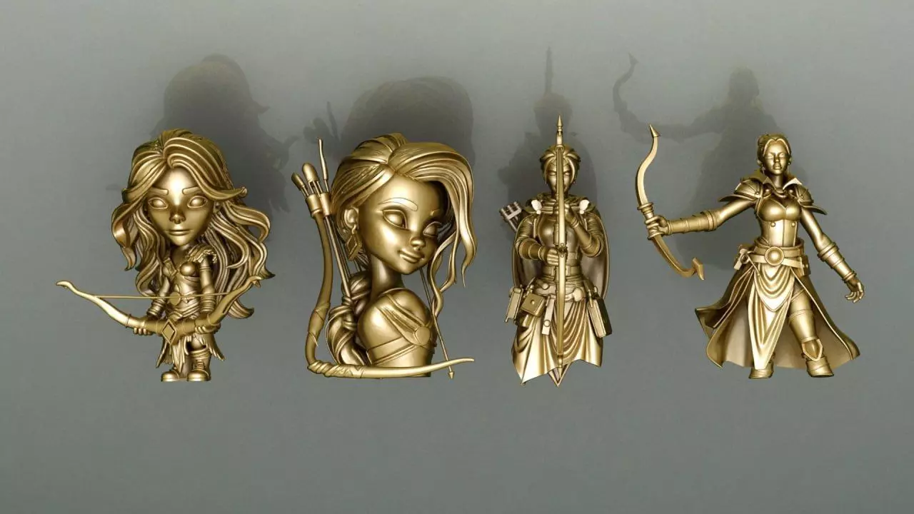 Archer pack 3D print model