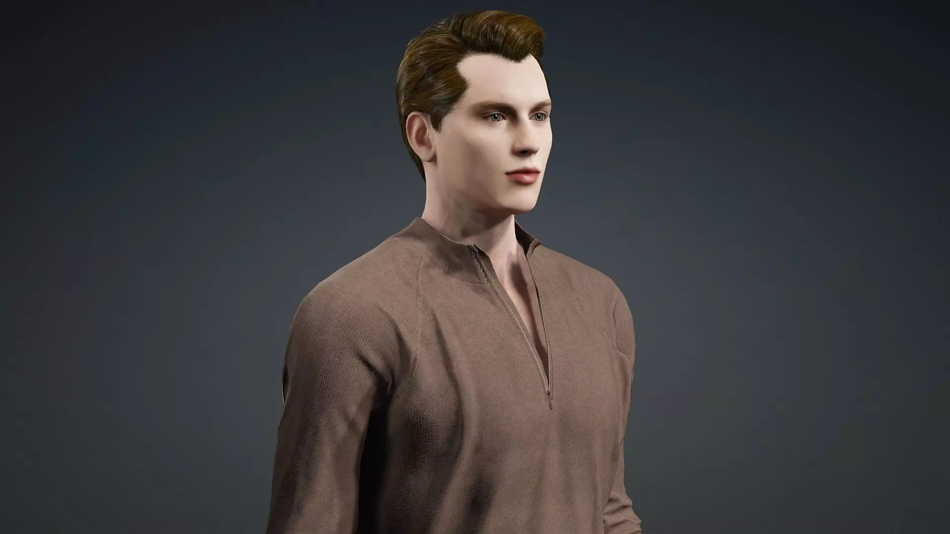 Detailed Realistic Man Animation and Game Ready 3D model_9
