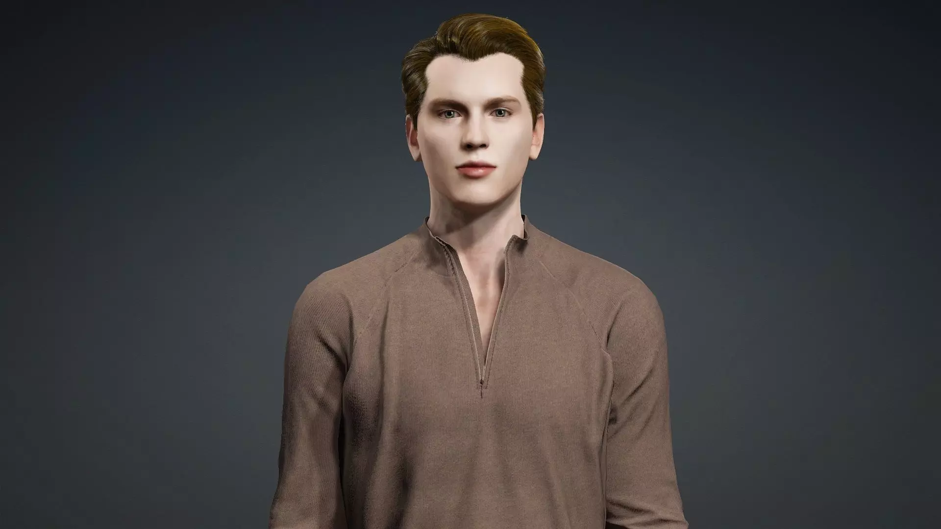 Detailed Realistic Man Animation and Game Ready 3D model_7