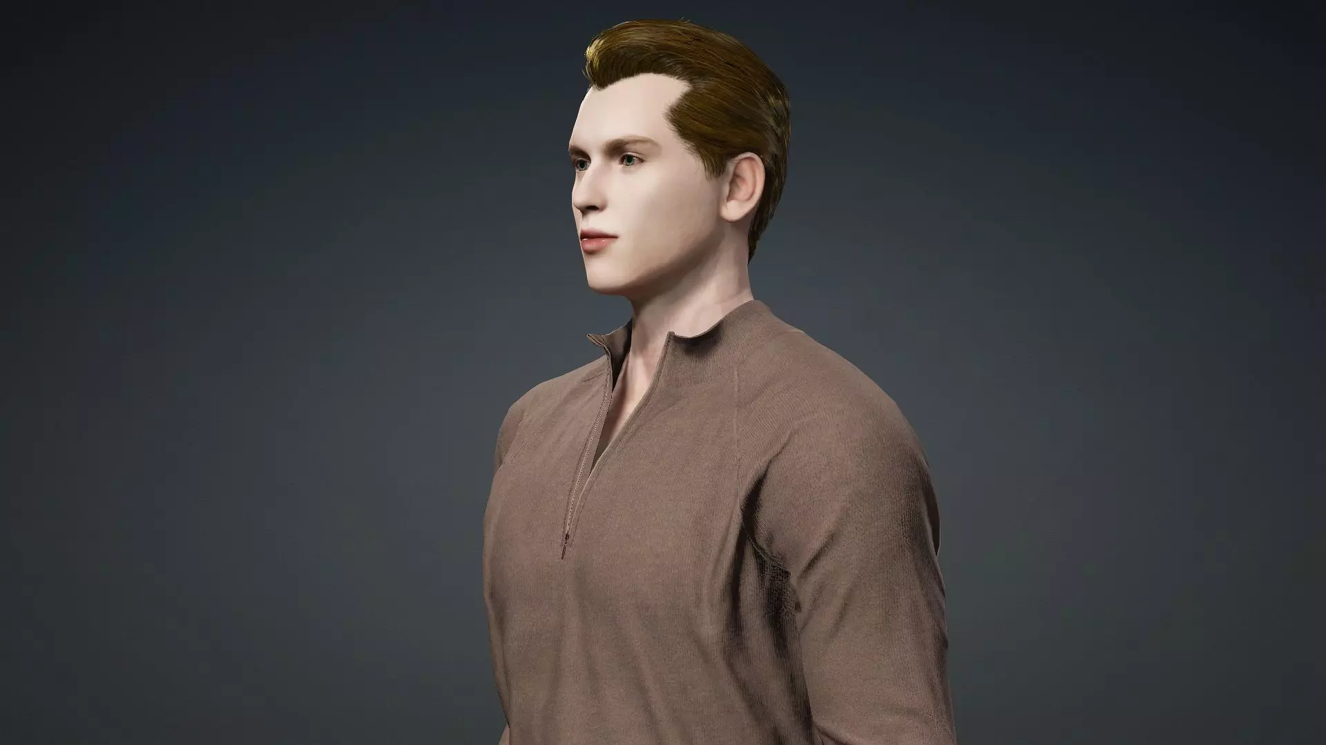 Detailed Realistic Man Animation and Game Ready 3D model_8