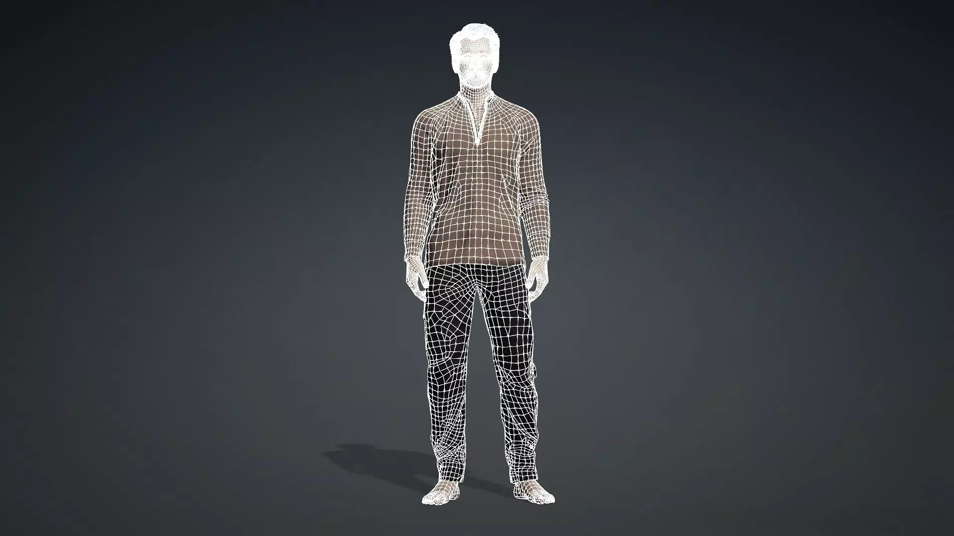 Detailed Realistic Man Animation and Game Ready 3D model_12