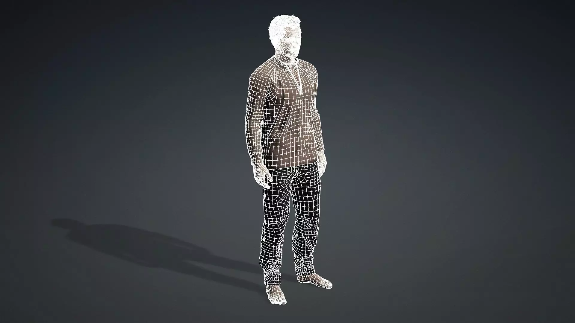 Detailed Realistic Man Animation and Game Ready 3D model_20
