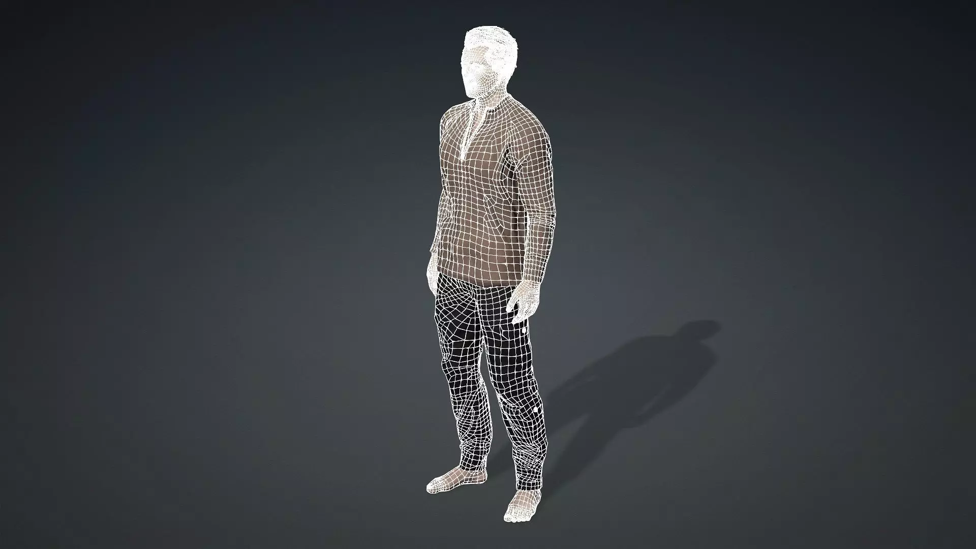 Detailed Realistic Man Animation and Game Ready 3D model_21