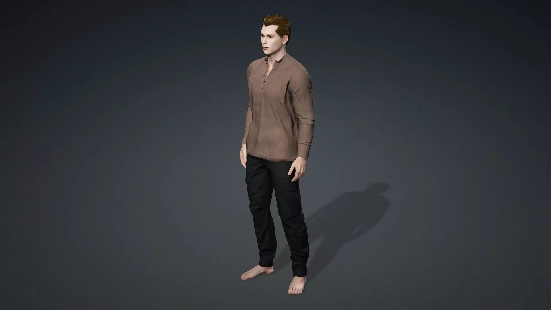 Detailed Realistic Man Animation and Game Ready 3D model_11