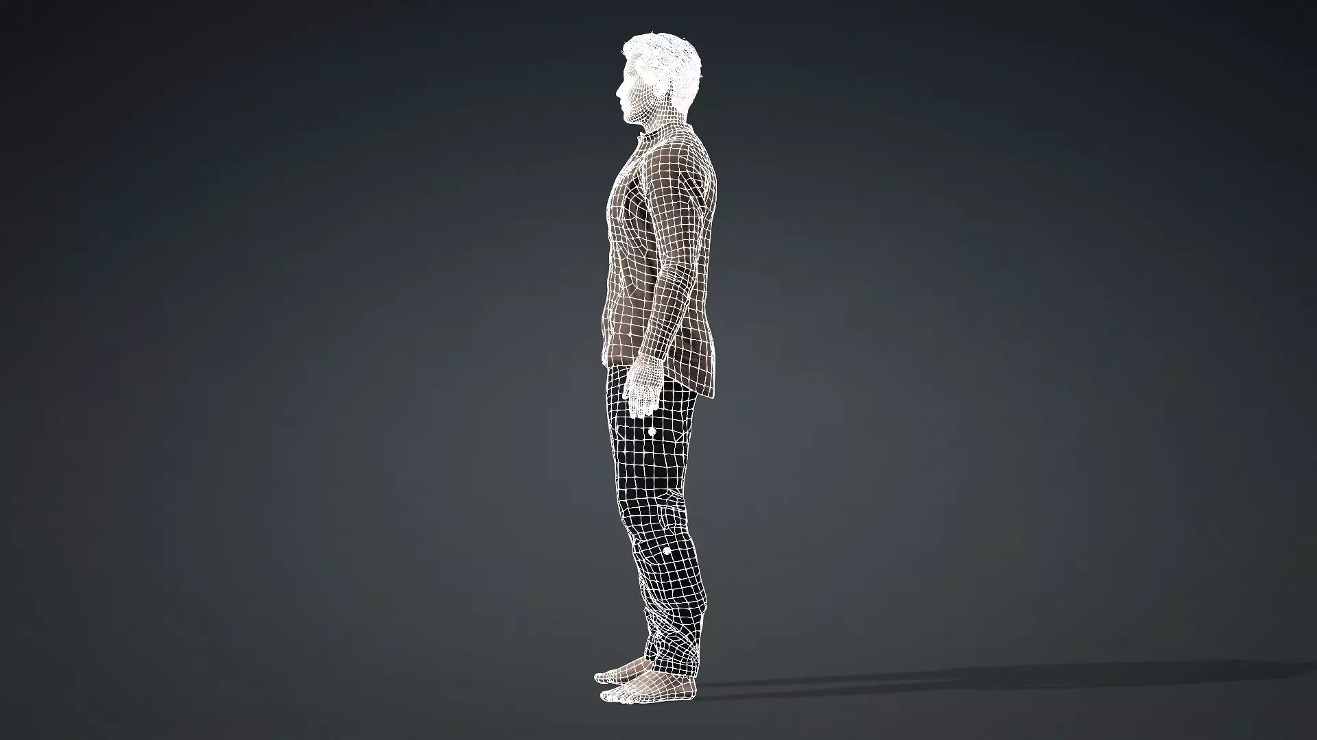 Detailed Realistic Man Animation and Game Ready 3D model_14