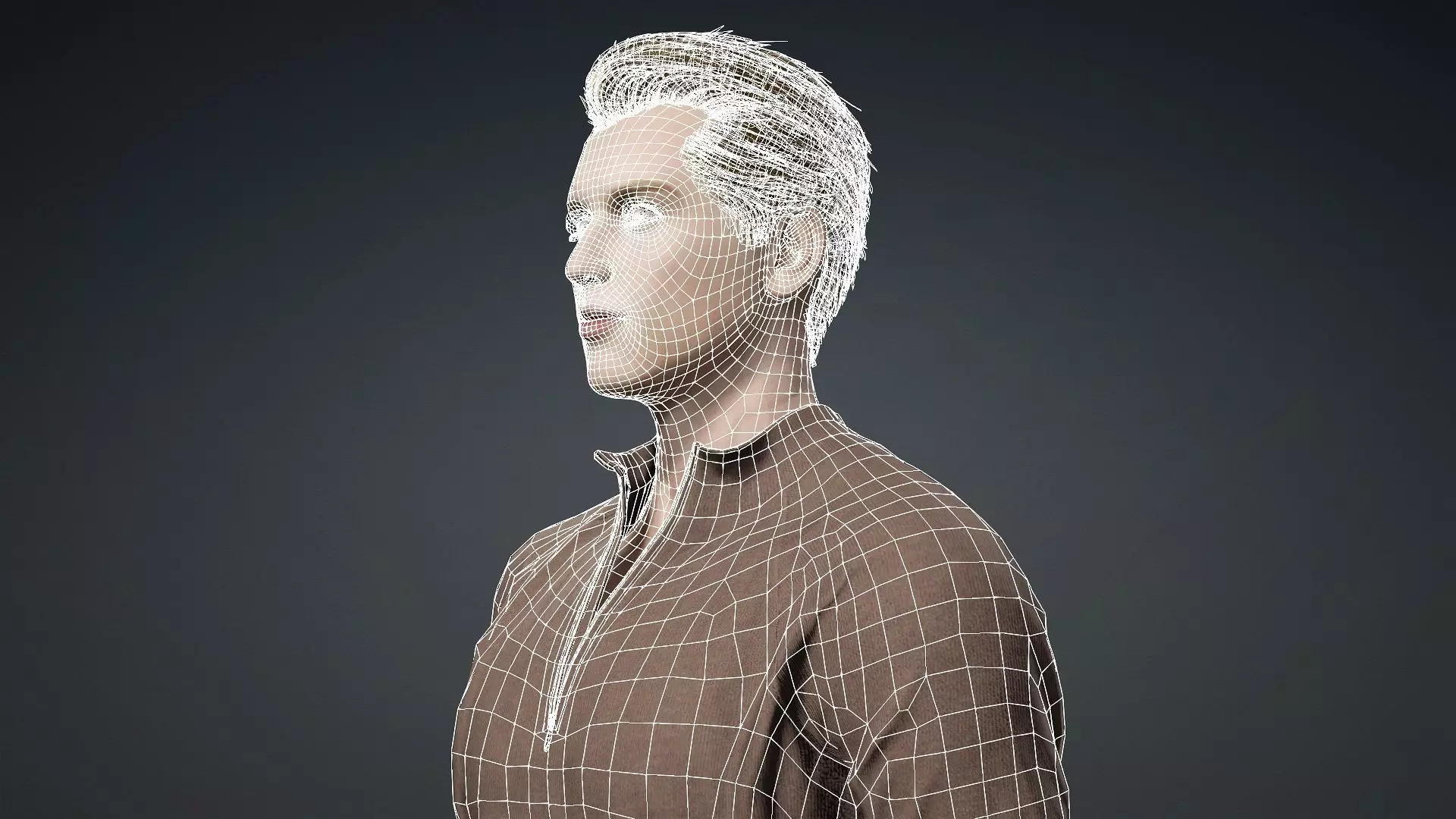 Detailed Realistic Man Animation and Game Ready 3D model_18