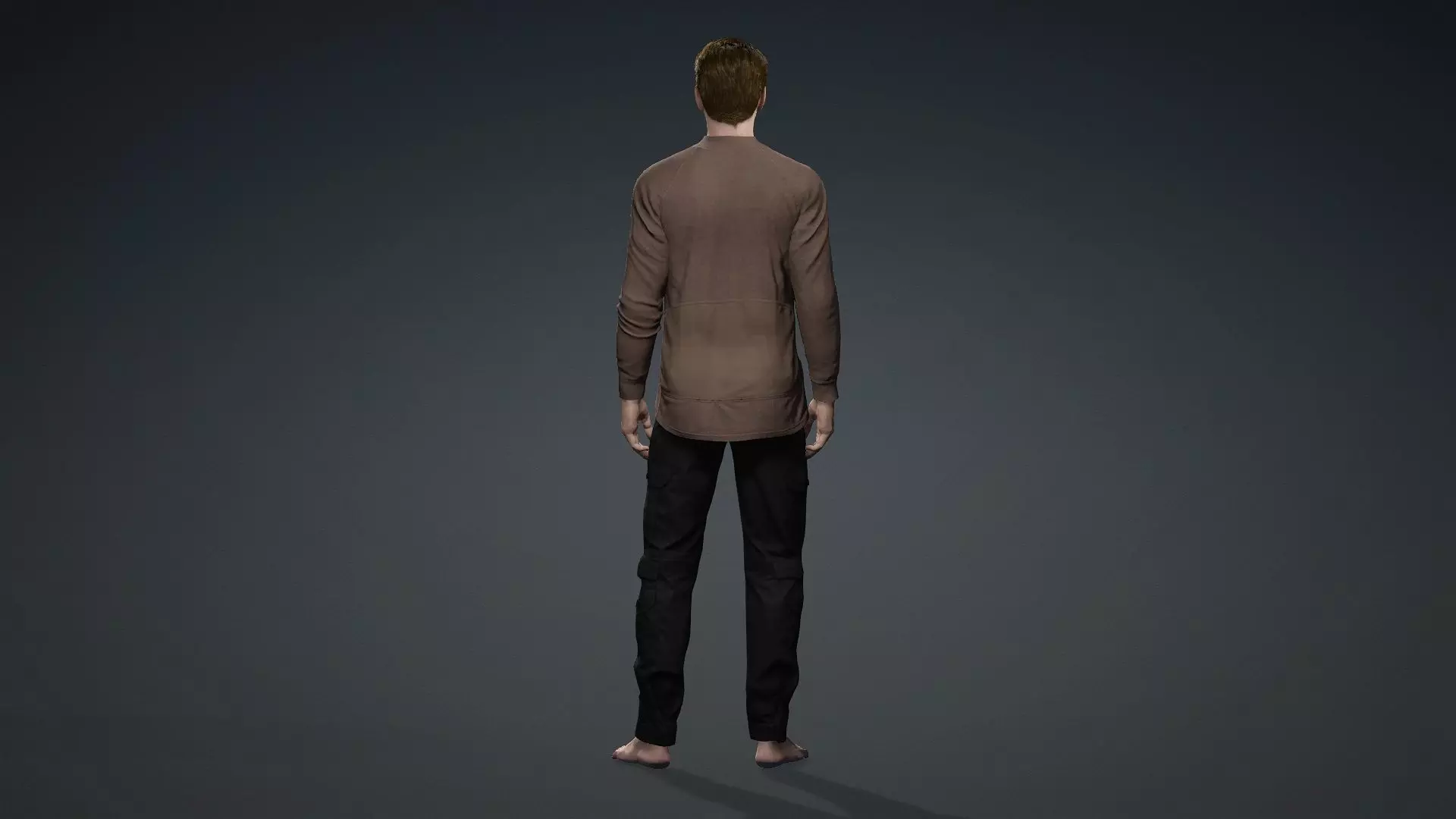 Detailed Realistic Man Animation and Game Ready 3D model_5