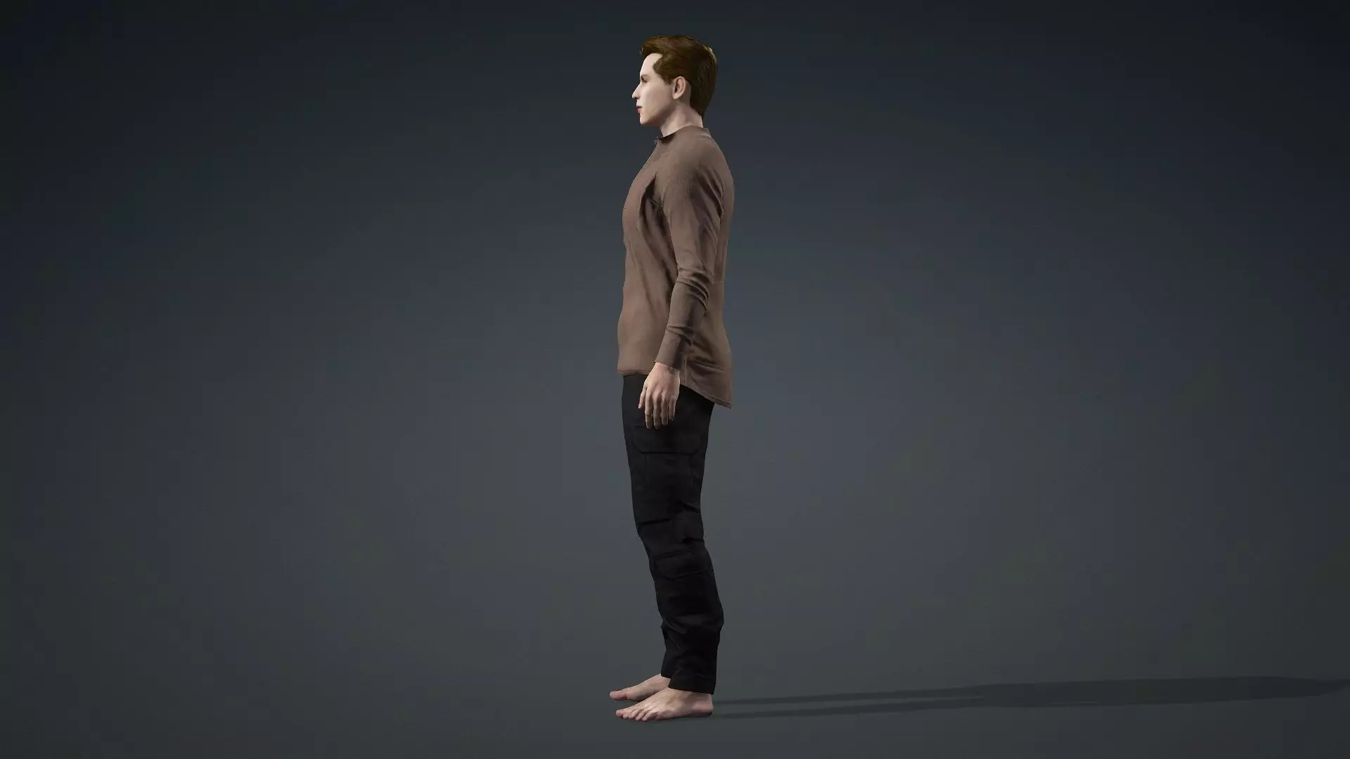 Detailed Realistic Man Animation and Game Ready 3D model_4