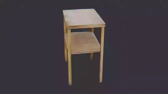 End Table Wood Kitchen Side Table