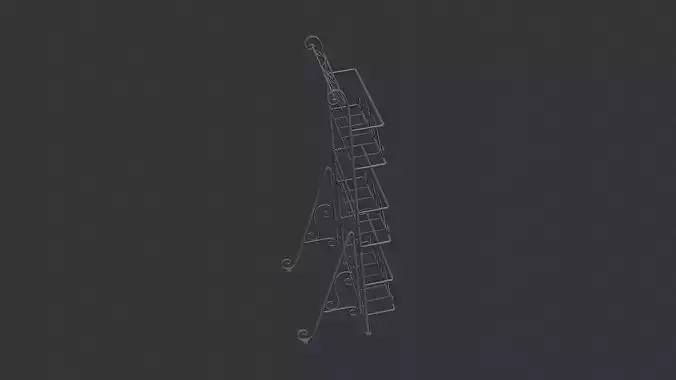 Vintage metal magazine rack