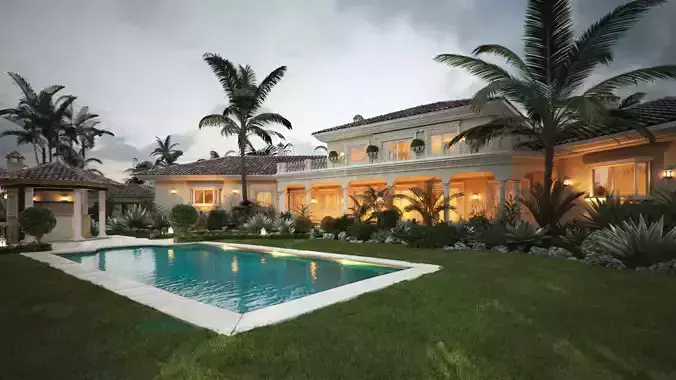 Scene 3 AE25 Archexteriors 3D model