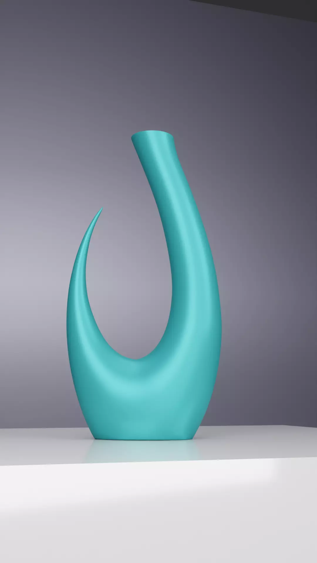 Modern Wave Vase 3D print model_1