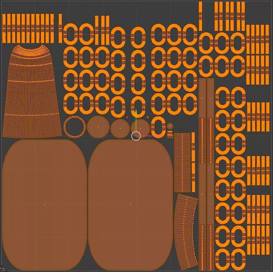 Alphabet B Gold Chain Candleholder 3D Model True 4K PBR Renders Low-poly 3D model_8