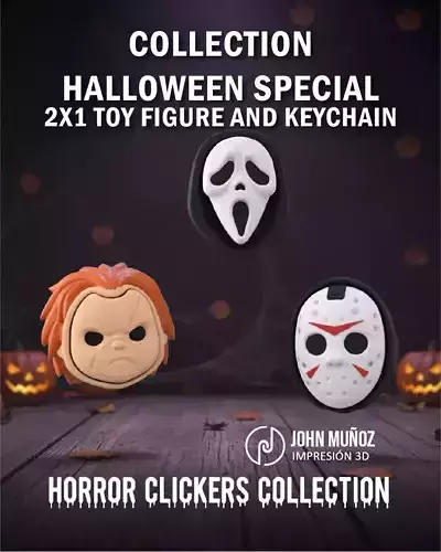 Horror Clickers Collection - Halloween Special 3D print model