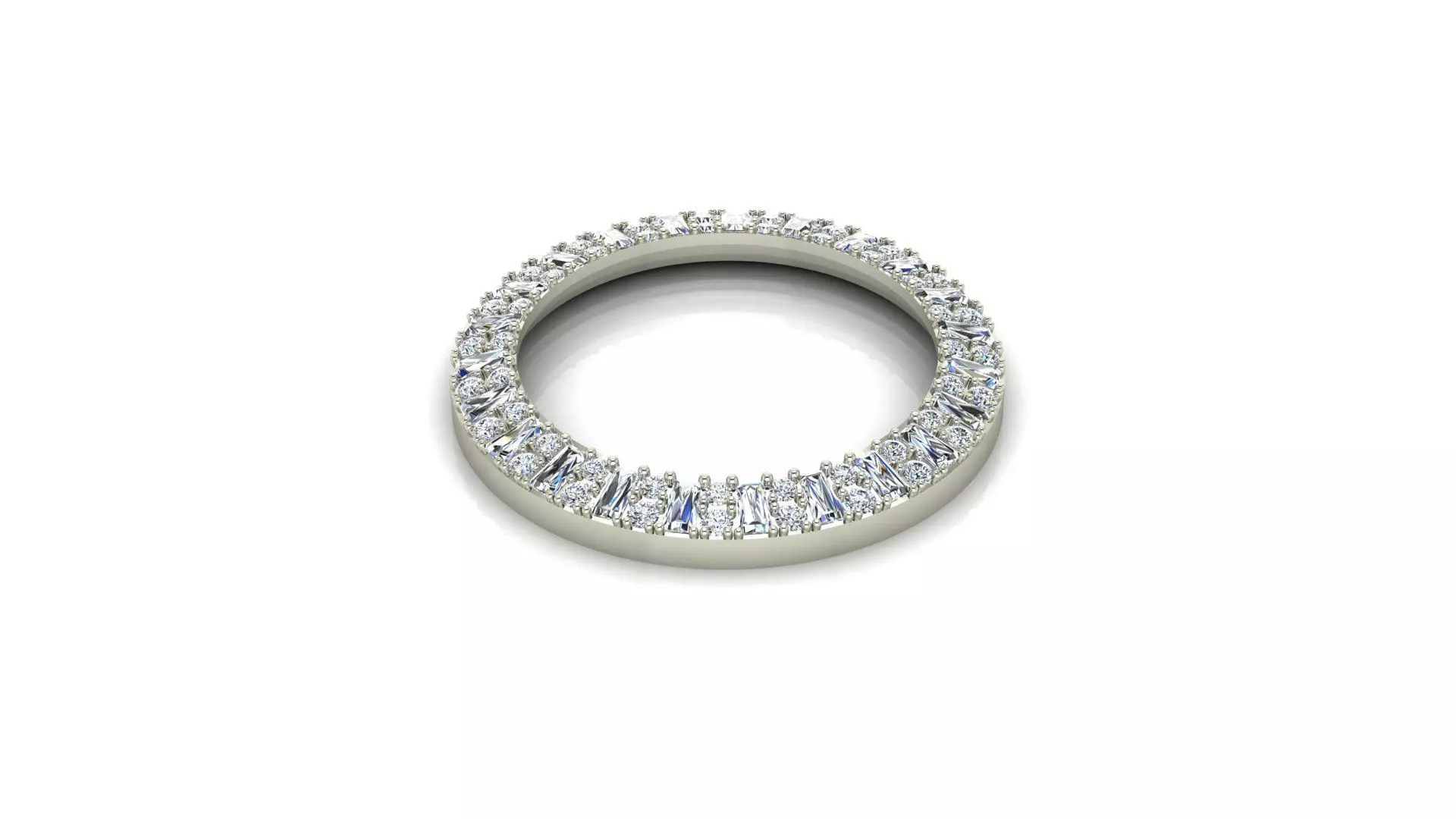 Diamond-Set Watch Bezel  3D print model_0