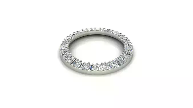 Diamond-Set Watch Bezel 