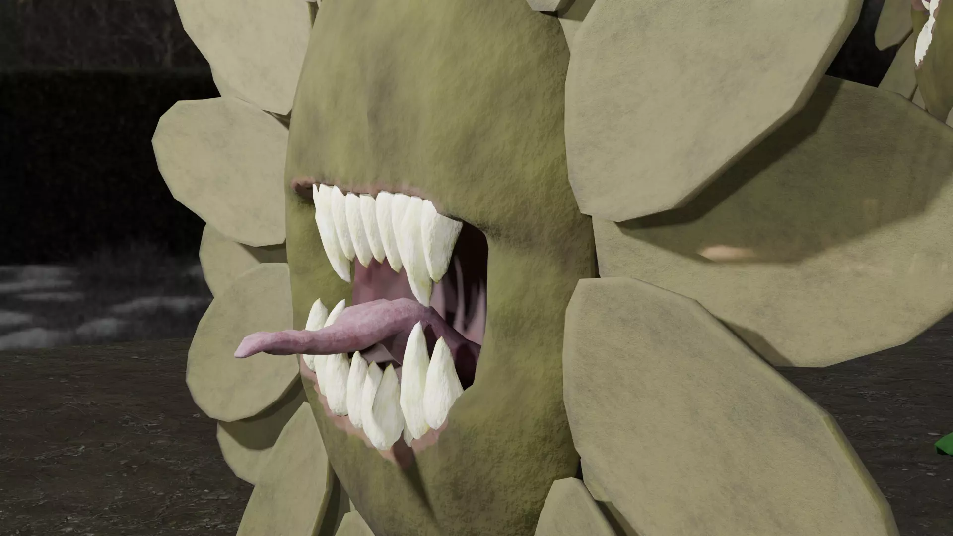 KillerSunflowers Low-poly 3D model_5