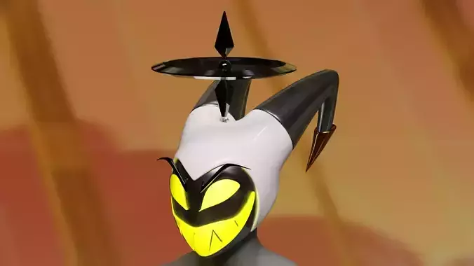 Hazbin hotel adam mask cosplay 3D print model Hazbin hotel adam mask cosplay 3D print model