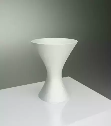 Modern Hourglass Vase