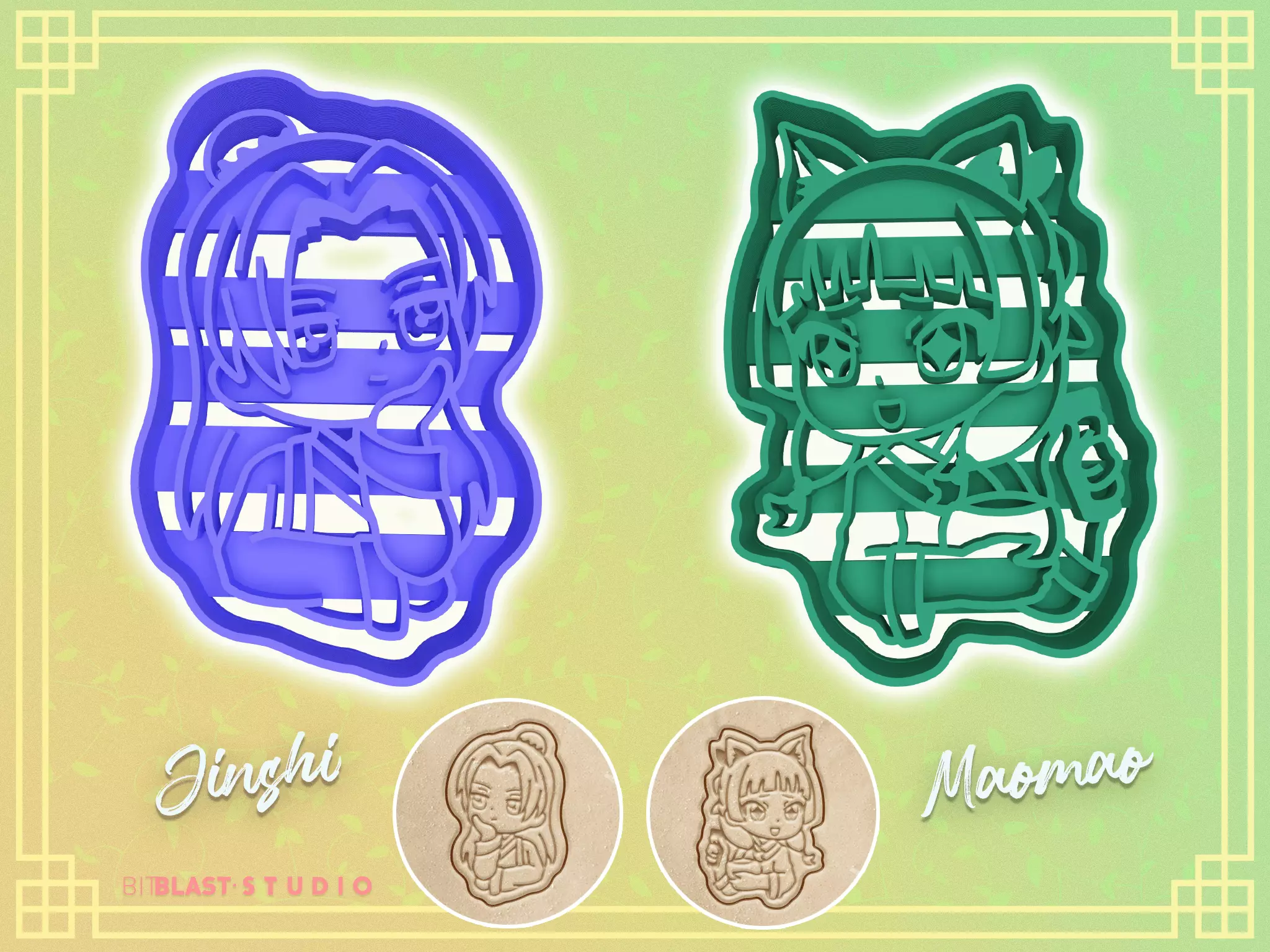 Apothecary Diaries Cookie Cutters 3D print model_1