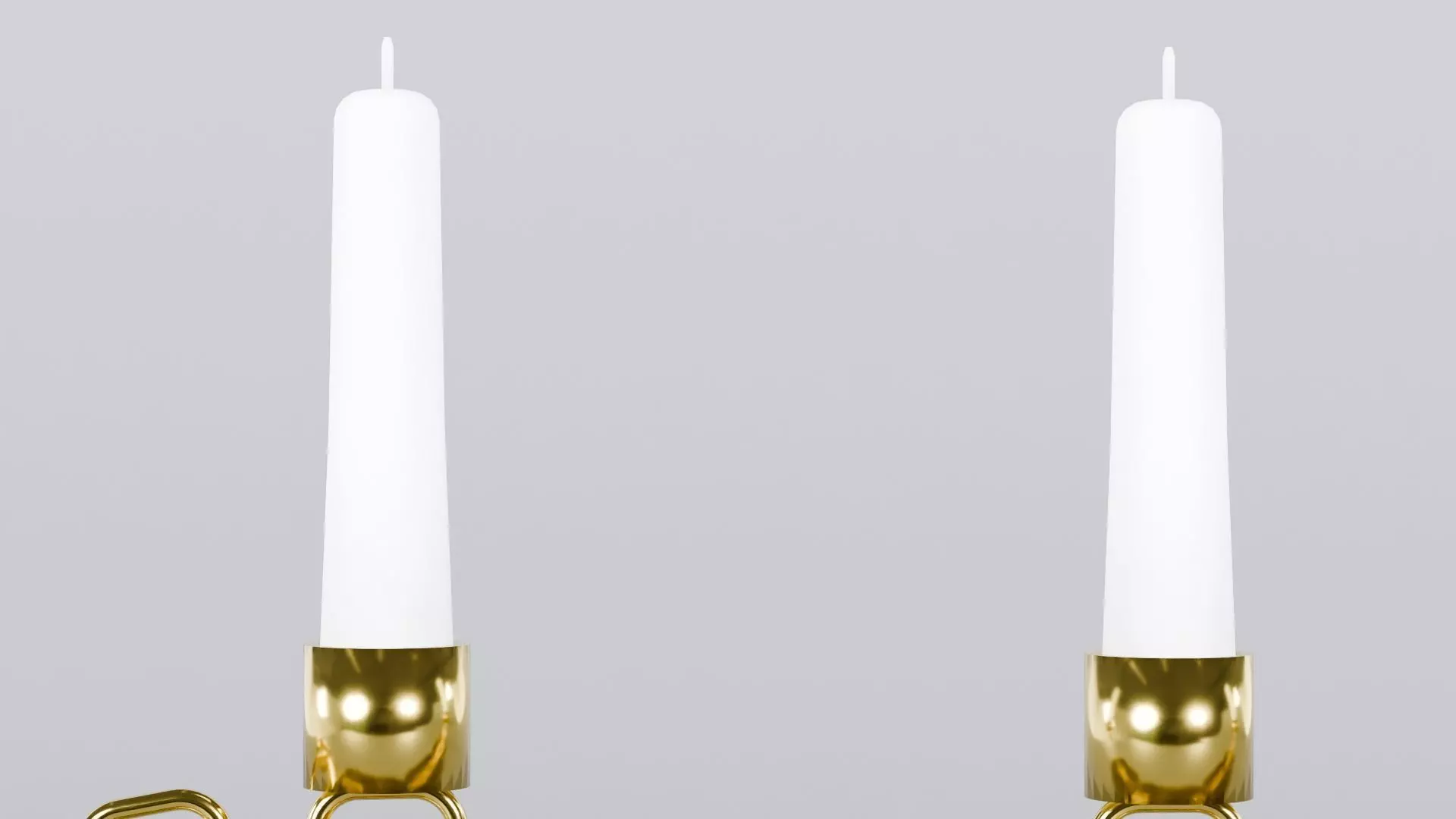 Alphabet Cafe Gold Chain Candleholder 3D Model True 4K PBR Rendr Low-poly 3D model_5