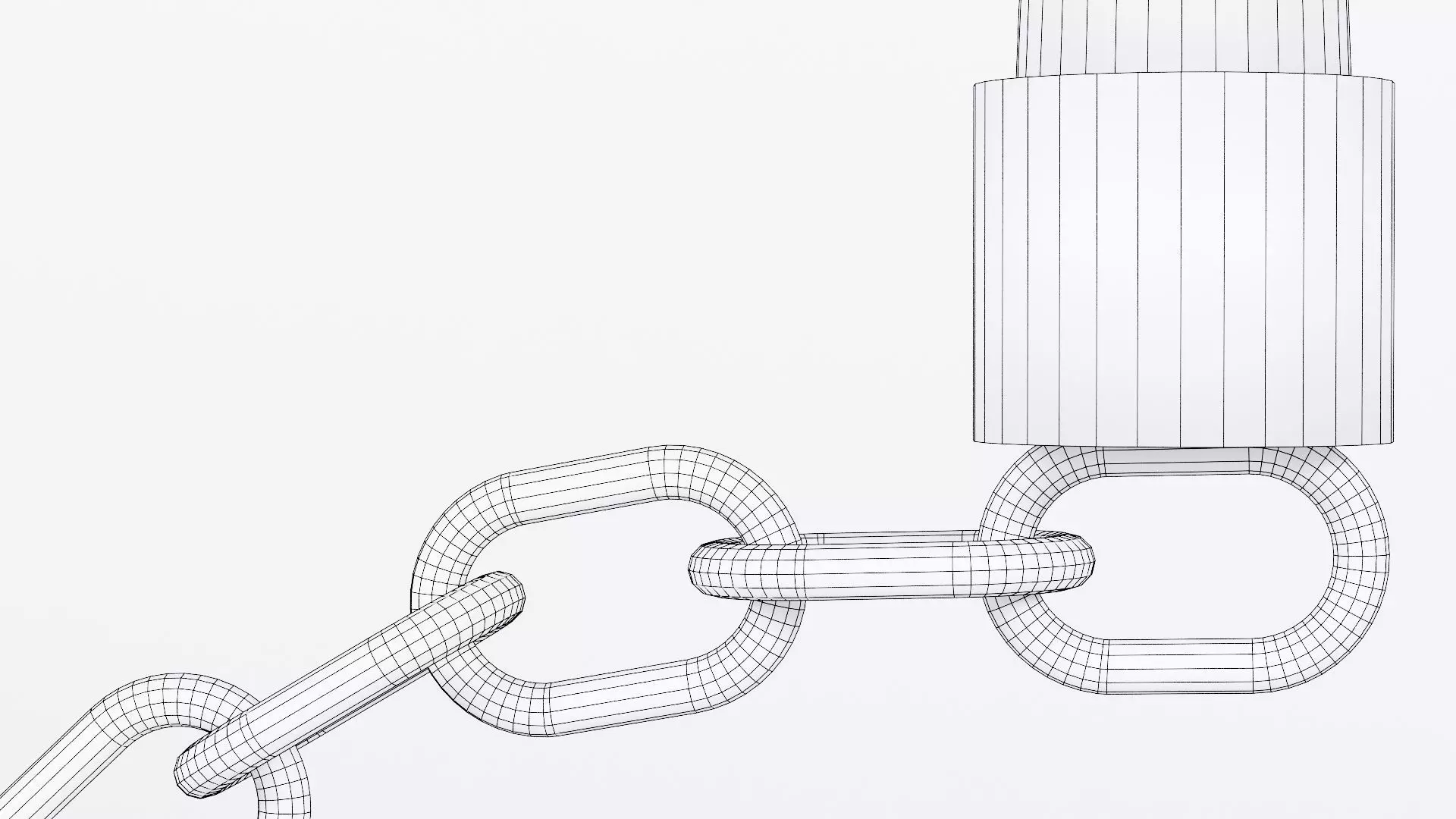 Alphabet Cafe Gold Chain Candleholder 3D Model True 4K PBR Rendr Low-poly 3D model_9