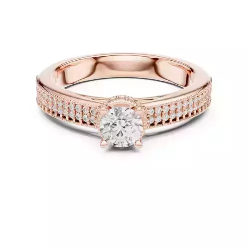 Solitaire Ring 3dm stl renders animation videos details 