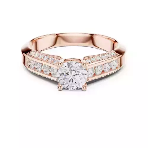 Solitaire Ring 3dm stl renders animation videos details 