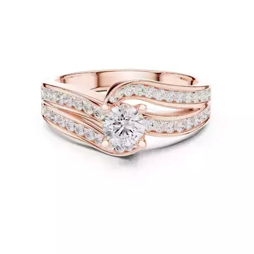 Solitaire Ring 3dm stl renders animation videos details 