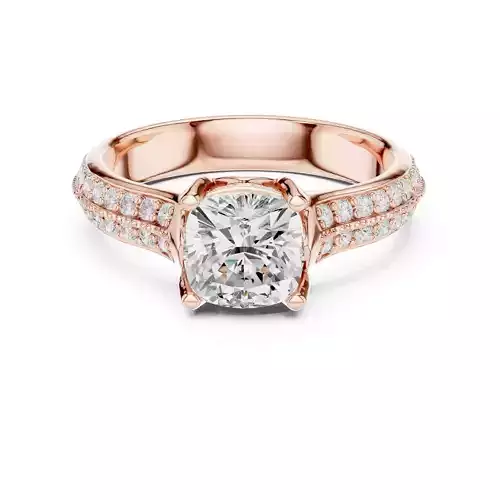 Solitaire Ring 3dm stl renders animation videos details 