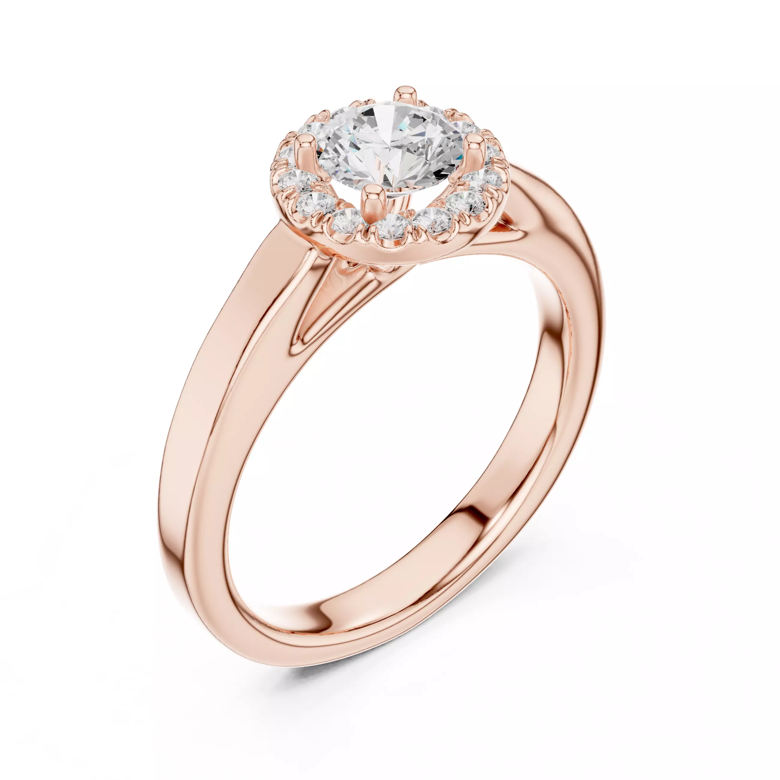 Solitaire Ring 3dm stl renders animation videos details 3D print model_4