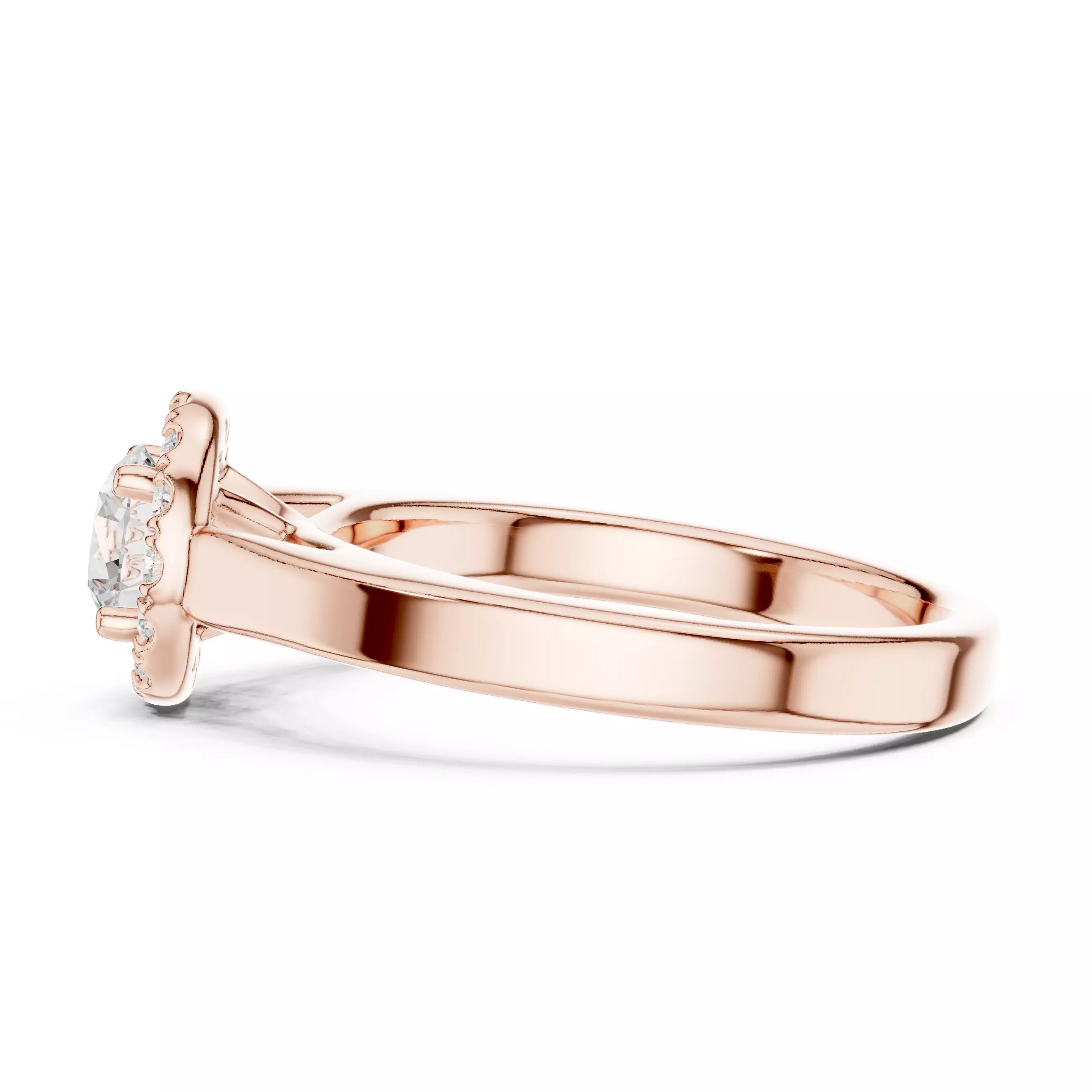 Solitaire Ring 3dm stl renders animation videos details 3D print model_5