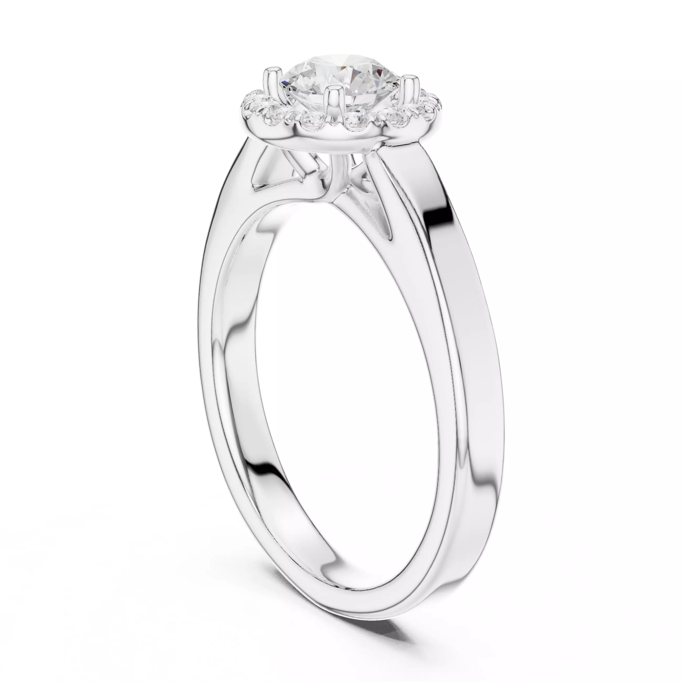 Solitaire Ring 3dm stl renders animation videos details 3D print model_6