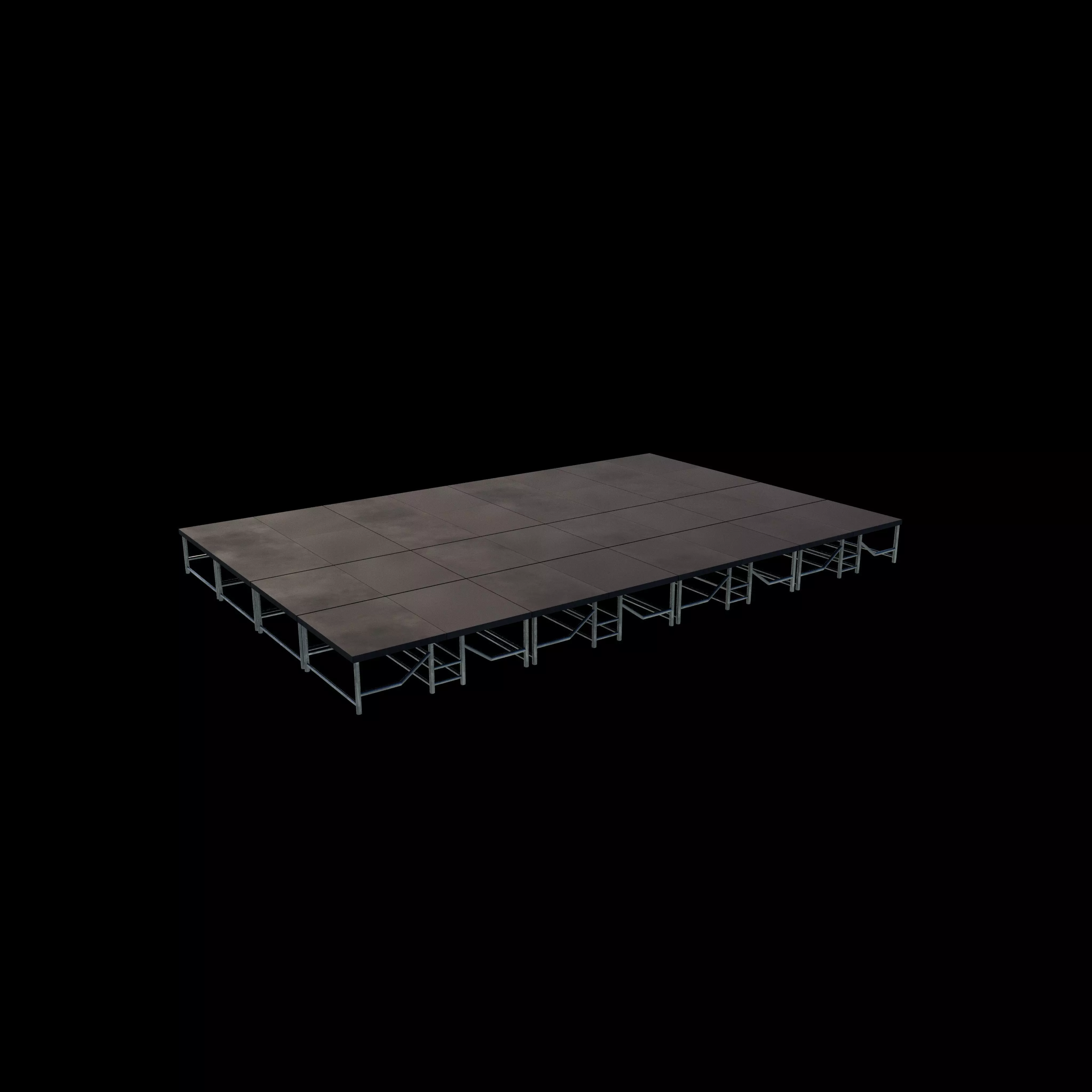 folding stage 3D model_3