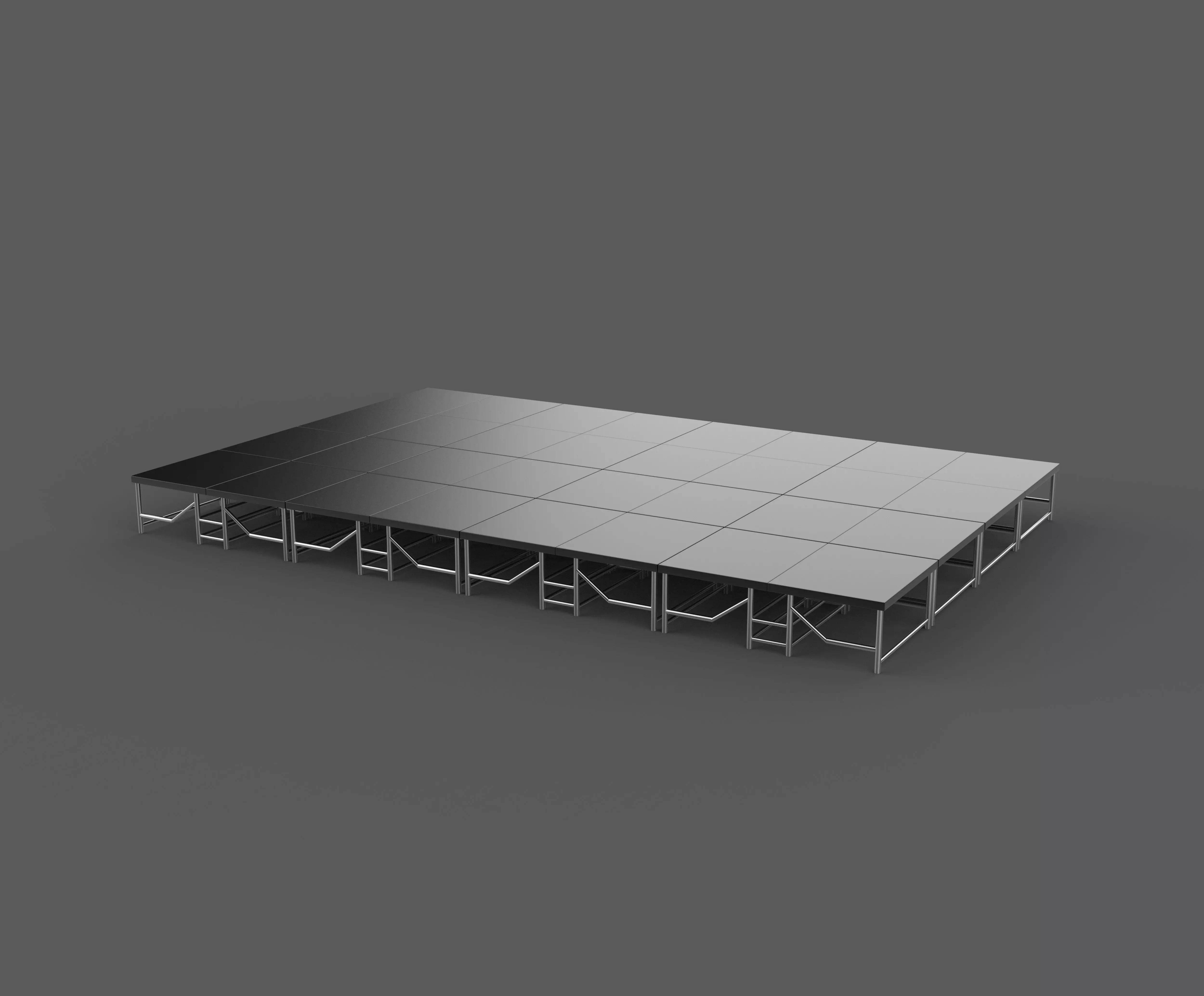 folding stage 3D model_9
