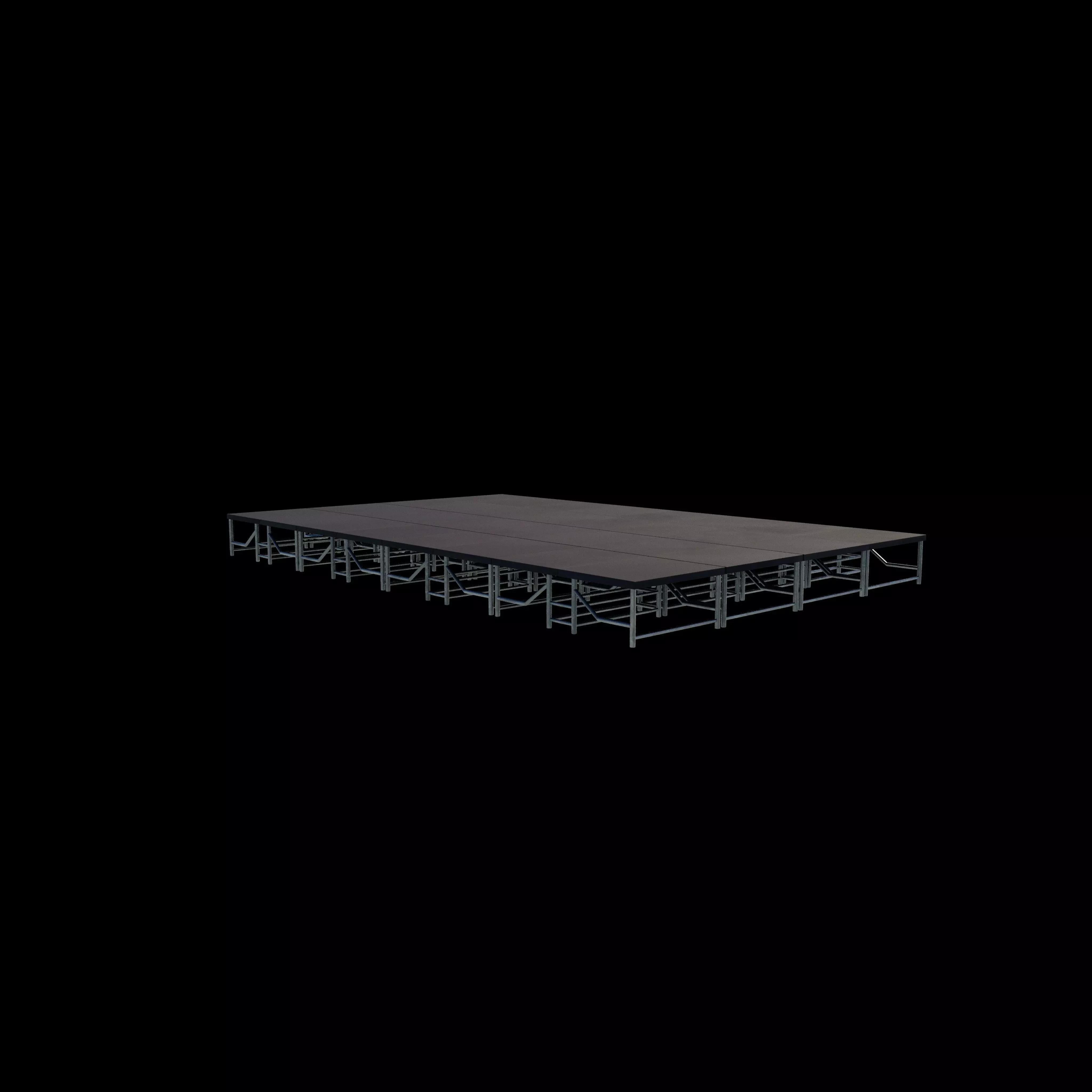 folding stage 3D model_2