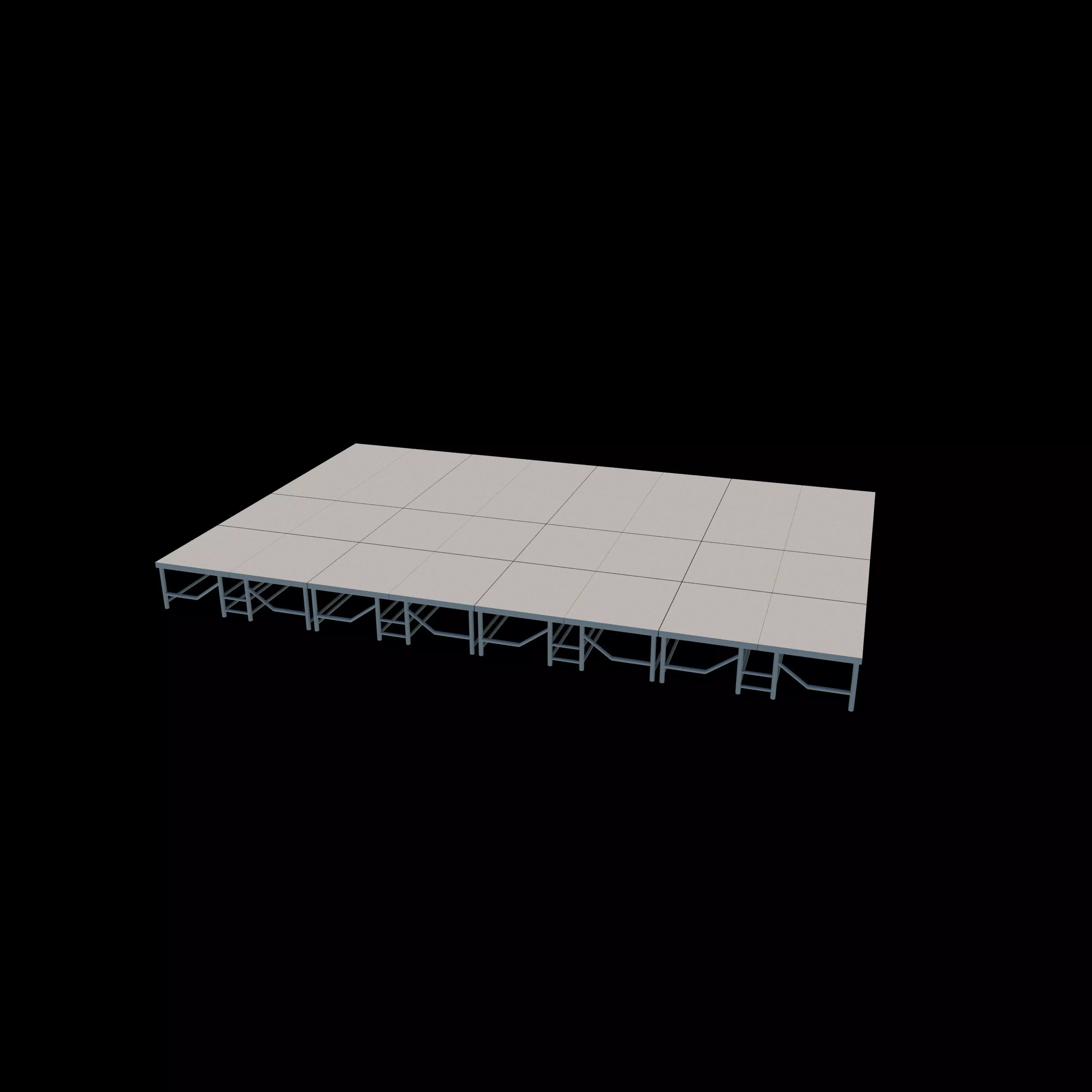 folding stage 3D model_16