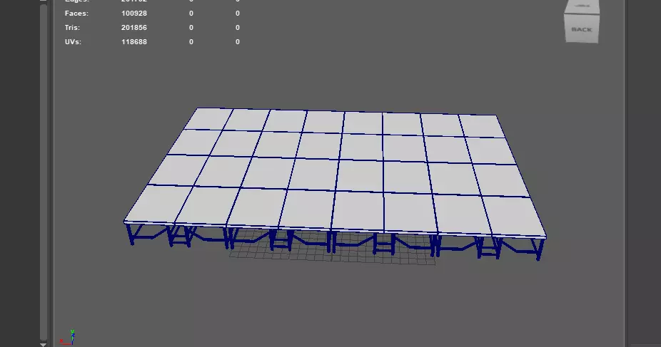 folding stage 3D model_17