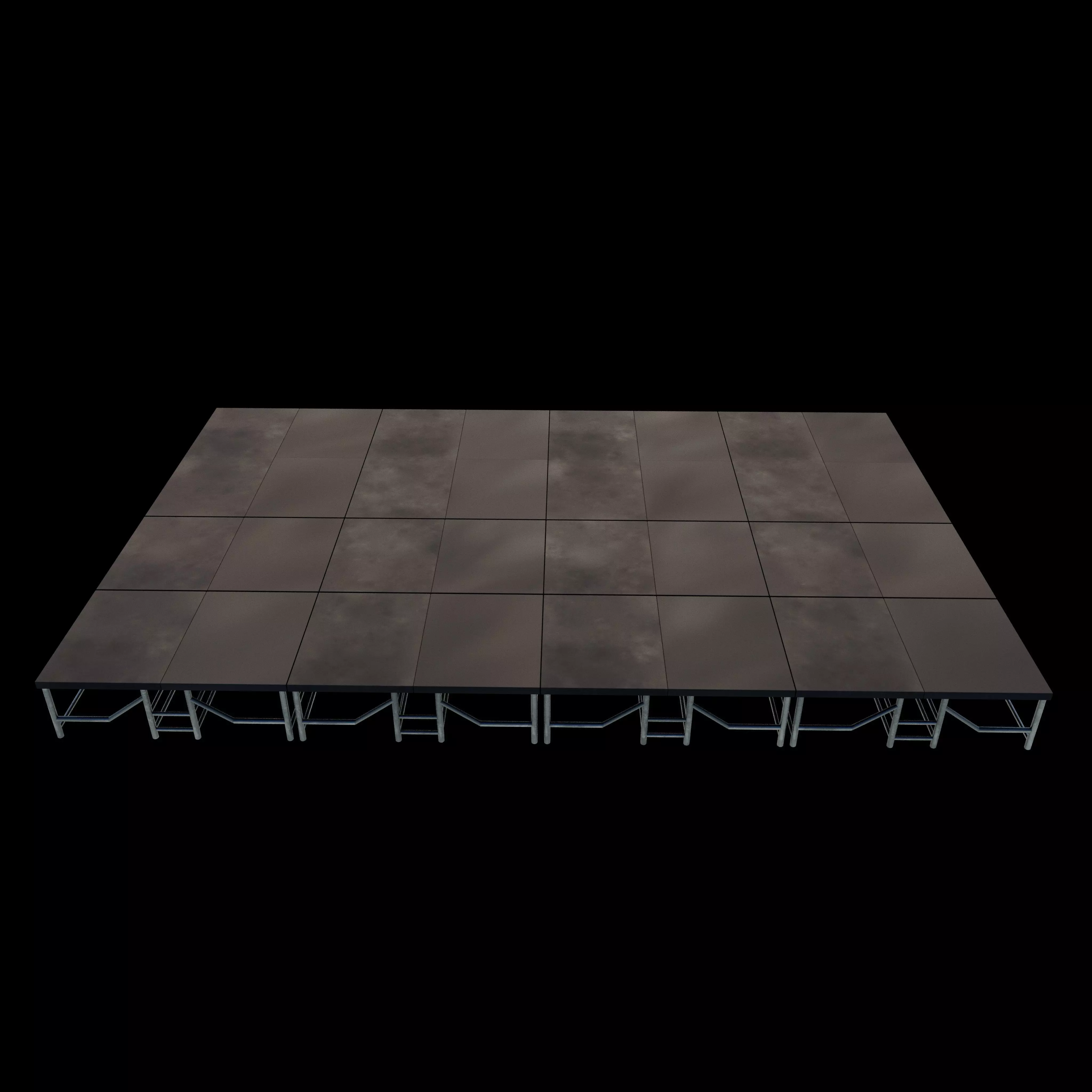 folding stage 3D model_0