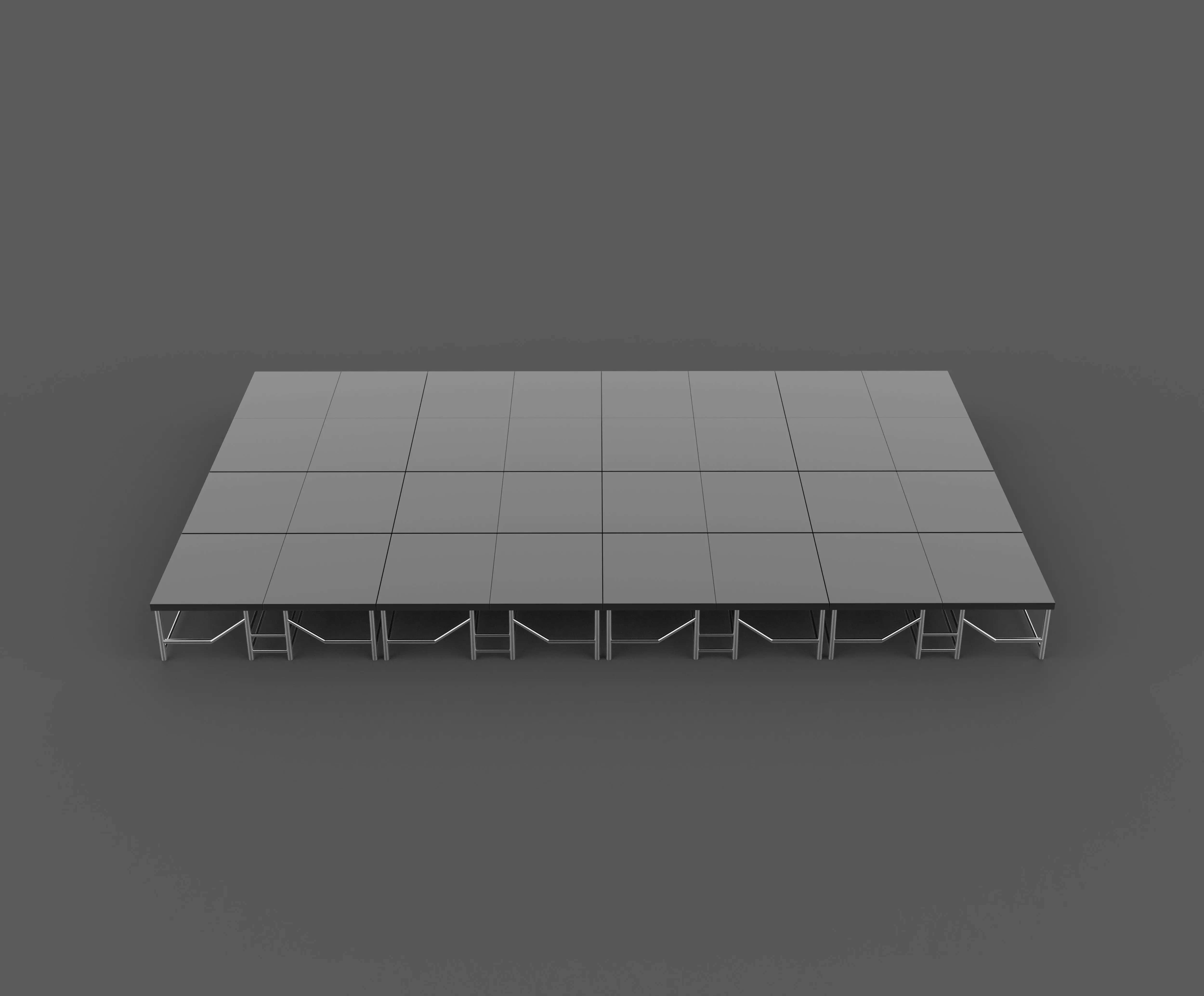 folding stage 3D model_7