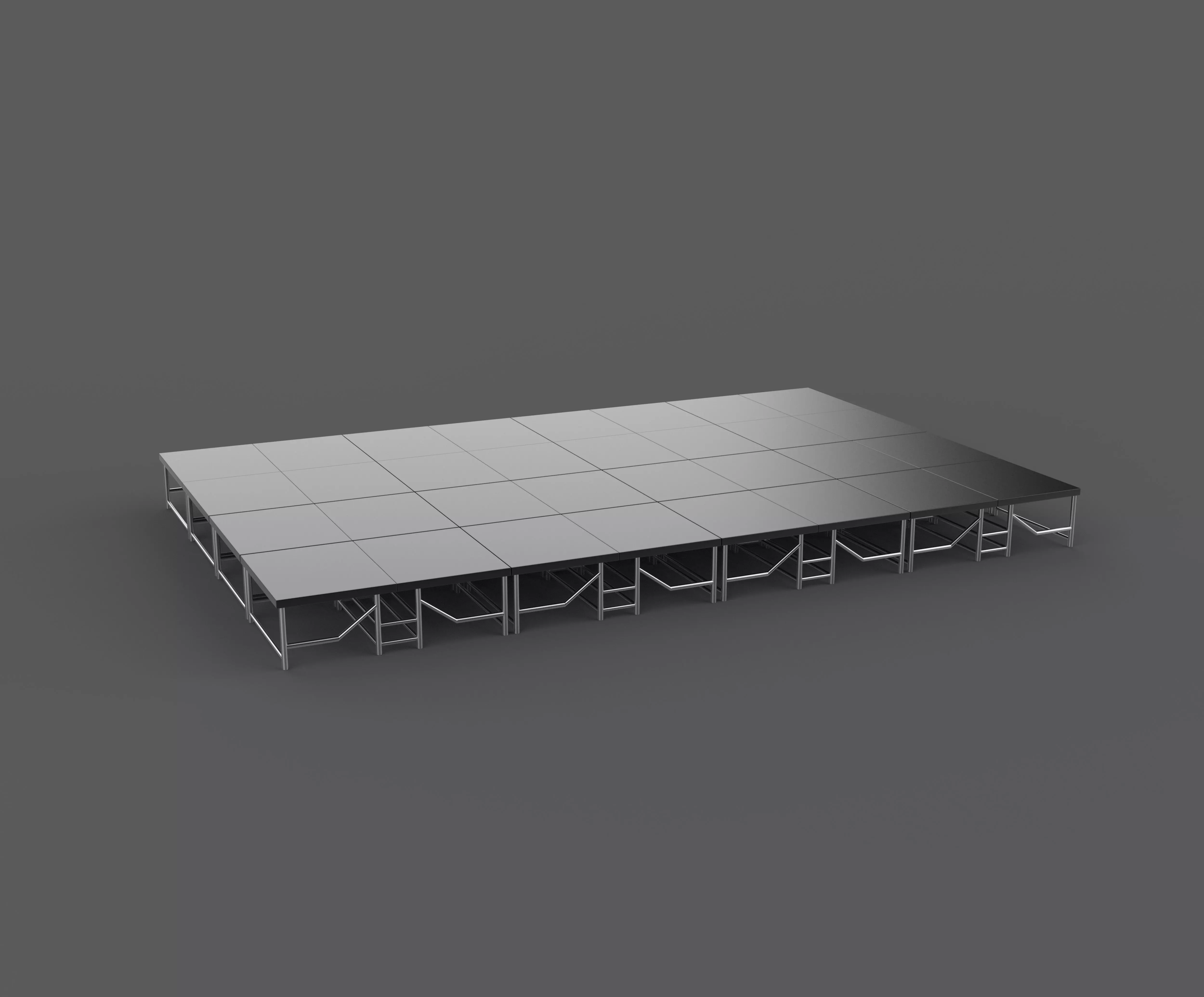 folding stage 3D model_8