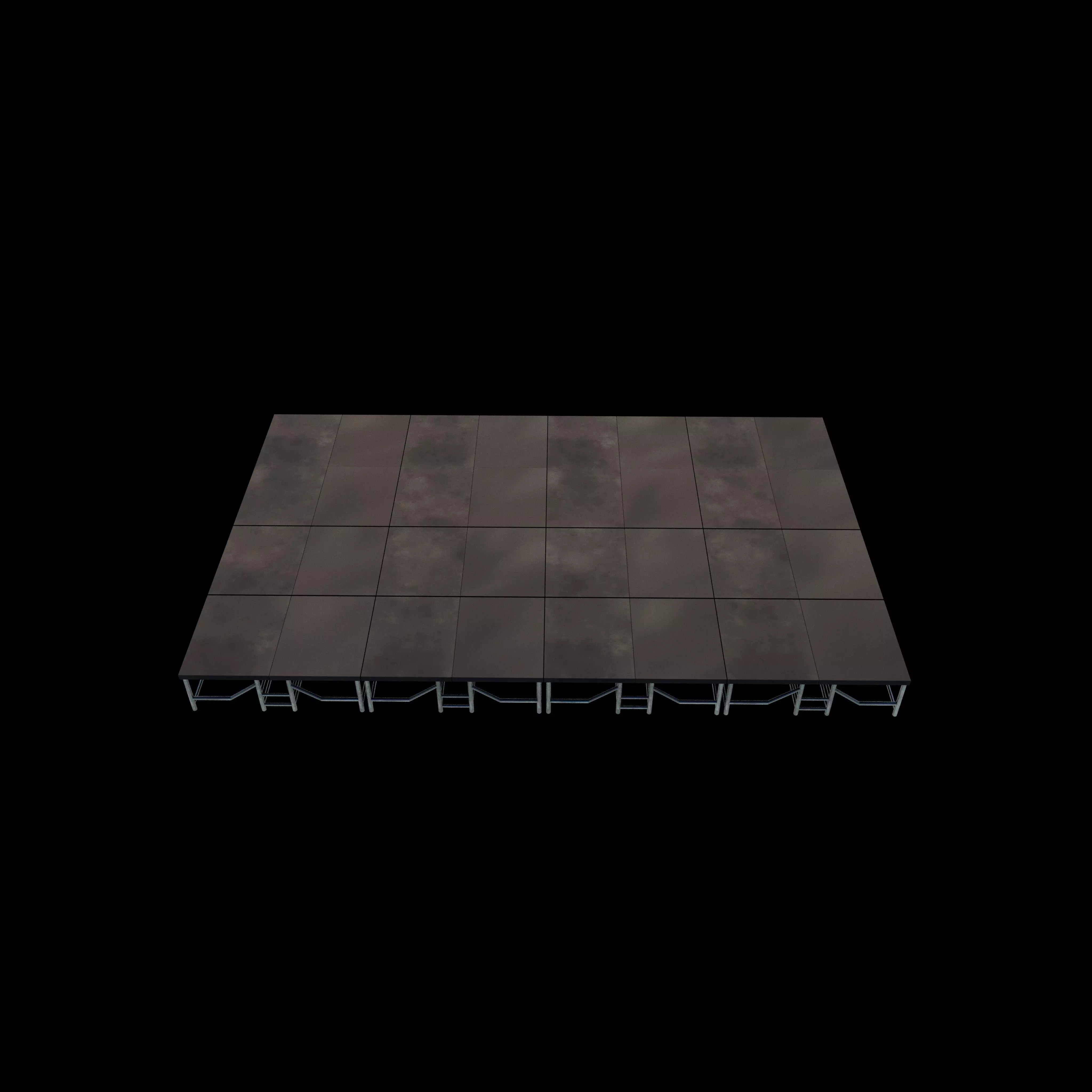 folding stage 3D model_5