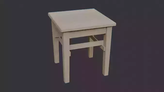 Wooden Short Table for Cozy Interiors