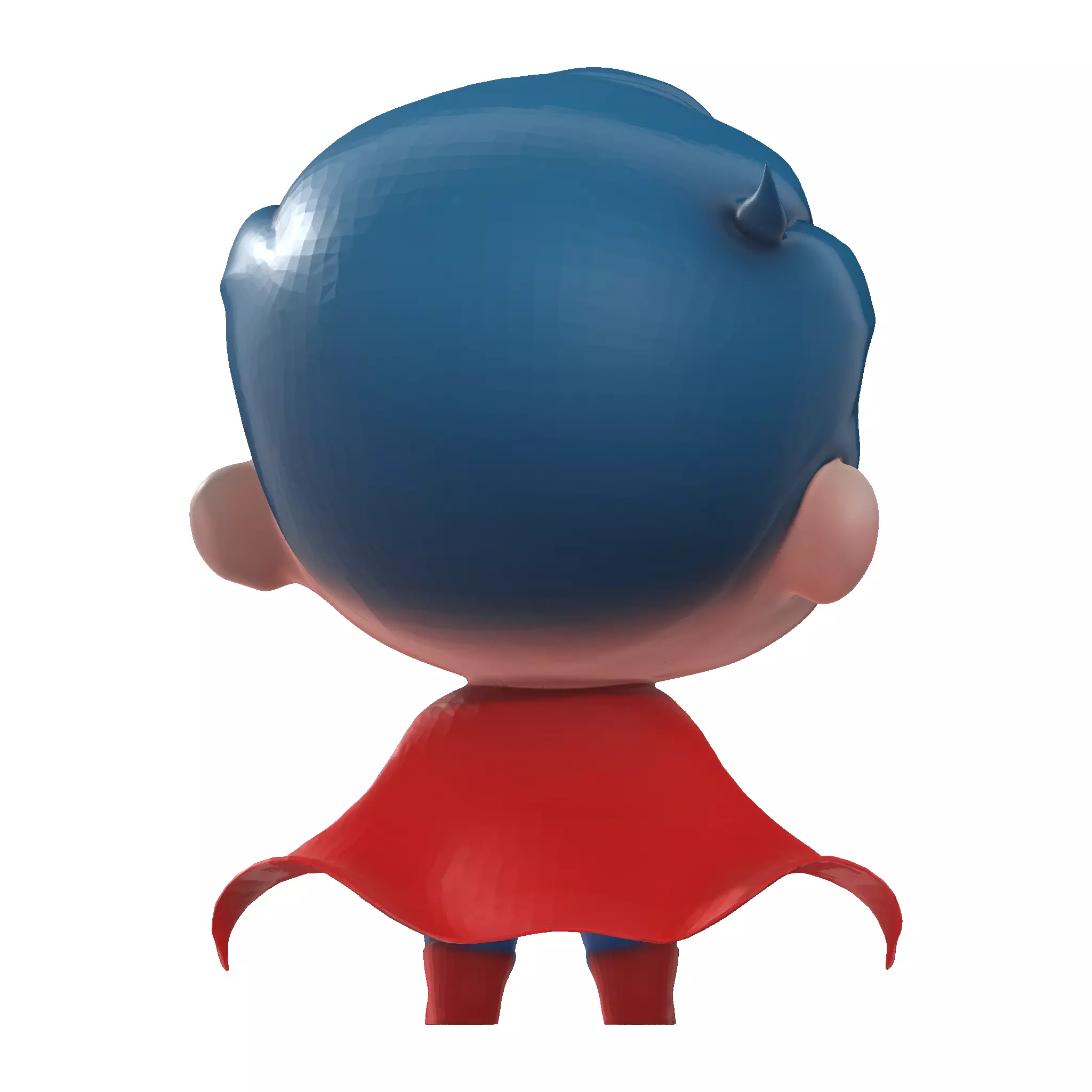 Cute Superhero 3D Model STL OBJ FBX GLB  3D print model_35