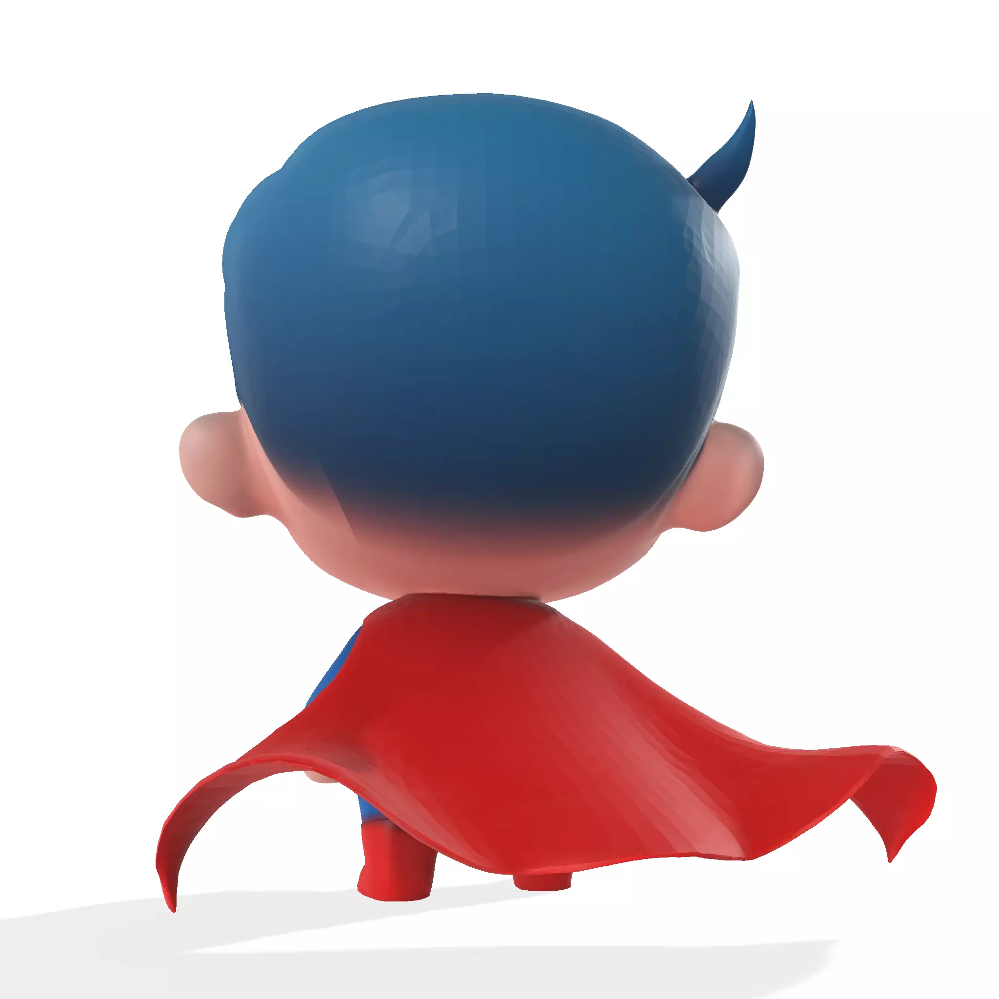 Cute Superhero 3D Model STL OBJ FBX GLB  3D print model_9